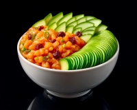 CHIRASHI TARTARE SAUMON AVOCAT